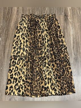 Vintage Cheetah Print Skirt Size Small